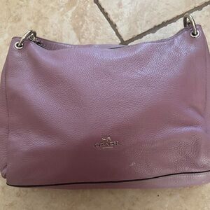 Coach Purple Shoulder Bag